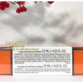 Nước hoa Hermes Women Gift set mini Hermes 4 pc