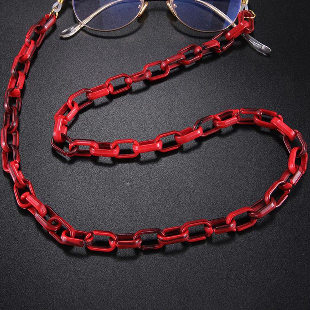 Dây Đeo Giữ Mắt Kính Hình Chữ O Bằng Acrylic Màu Ngà