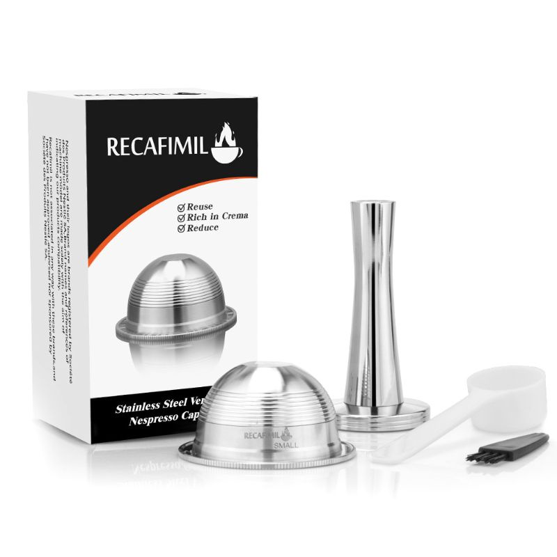 Cốc Lọc Cà Phê Bằng Thép Không Gỉ Có Thể Đổ Đầy Chính Hãng