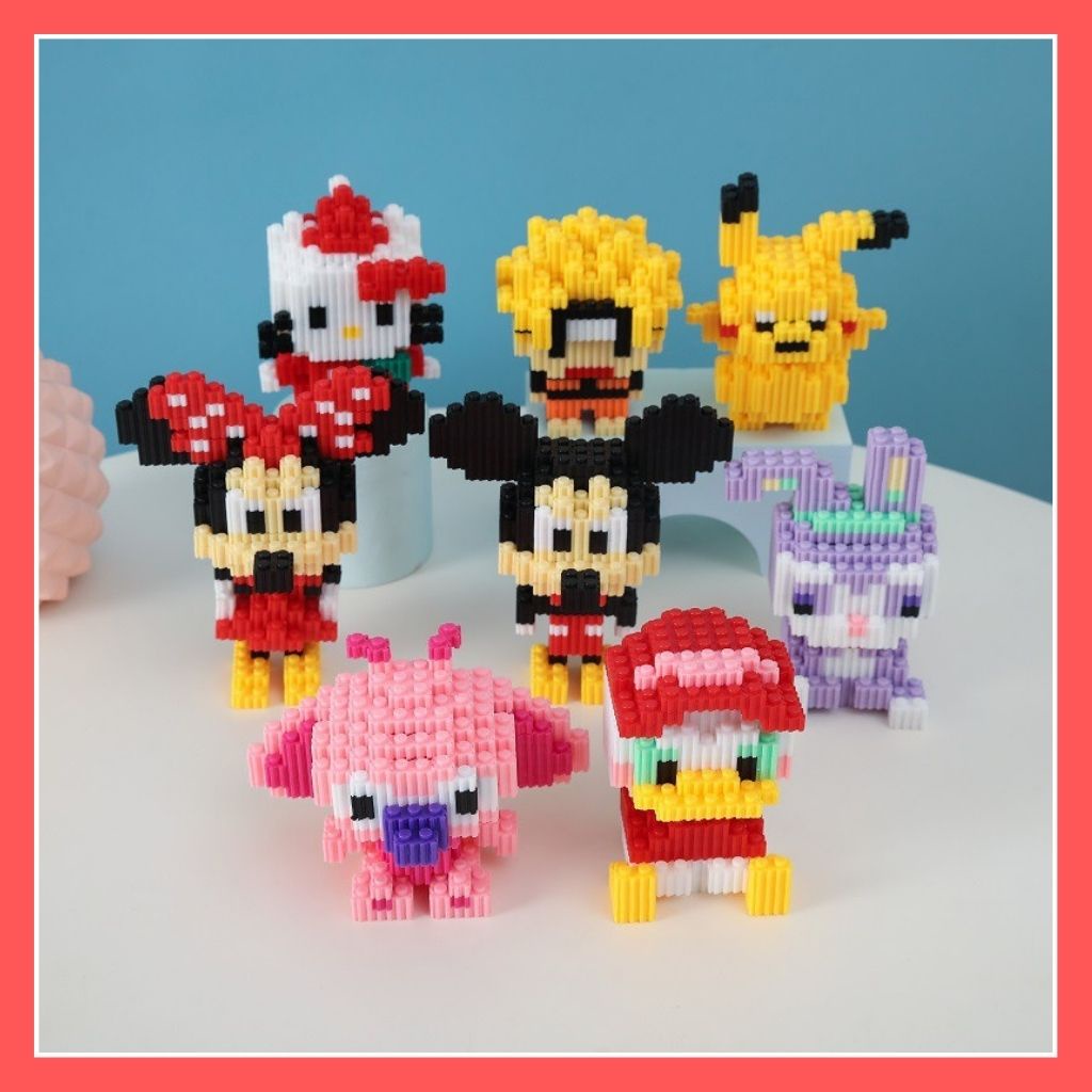 Đồ Chơi Lego Xếp Hình Lắp Nhân Vật Hoạt Hình 3D Kenkids, Mô Hình Lắp Ráp Lego Phát Triển Tư Duy Trẻ Em