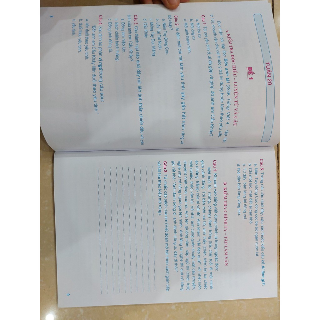 Sách - Tuyển chọn đề ôn luyên và tự kiểm tra tiếng việt lớp 4 tập 2