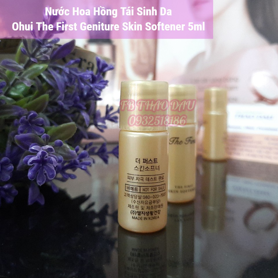 10 chai Nước Hoa Hồng Ohui The First Geniture Skin Softener 5ml