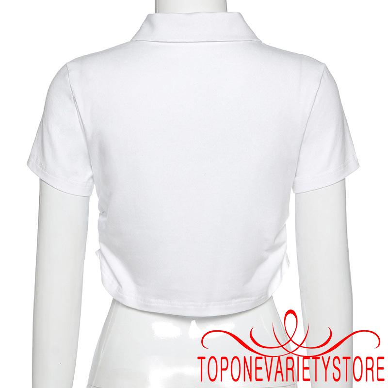 Áo Sơ Mi Lửng Tay Ngắn Thời Trang Dành Cho Nữ | BigBuy360 - bigbuy360.vn