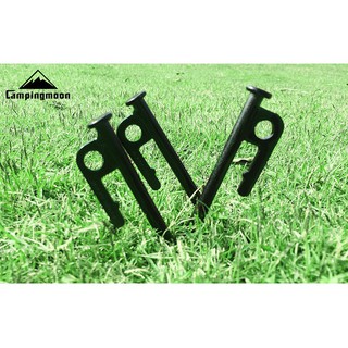 Cọc tăng/lều sắt mạ đen campingmoon t20-8, t30-8, t40-6