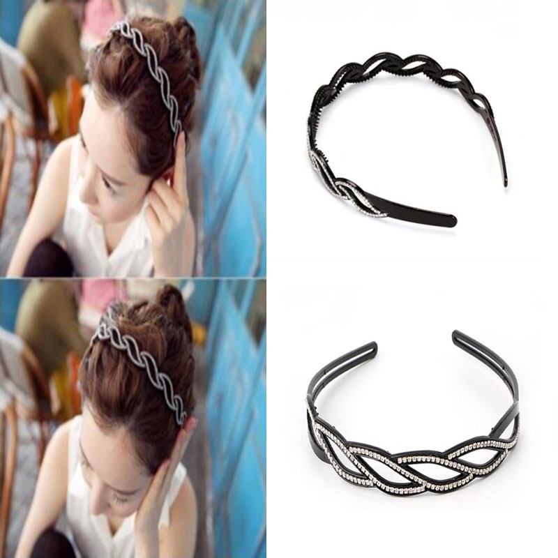 Băng Đô Cài Tóc Có Răng Đính Đá Cho Nữ YOUYO