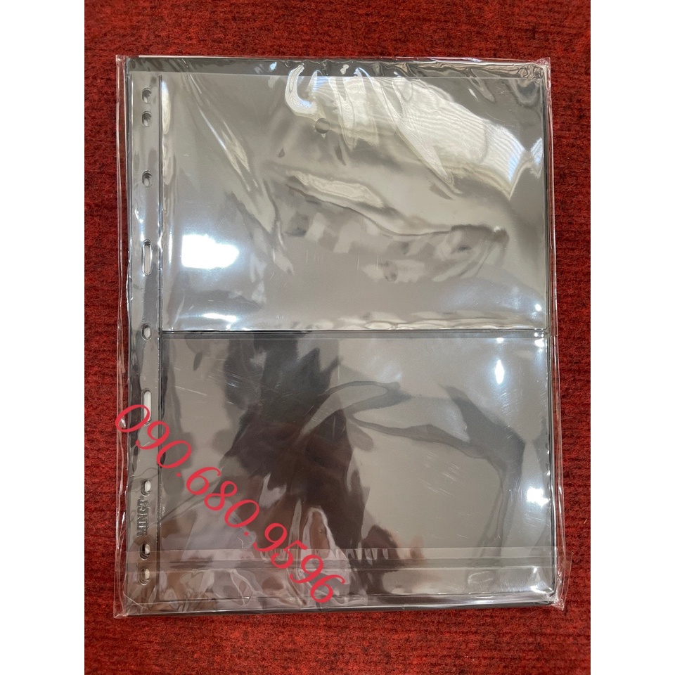 Combo 10 Lá Phơi Đựng Tem 2 Ngăn Chính Hãng Mingt - PCCB