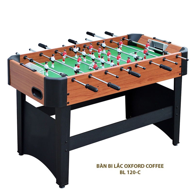 Bàn Bi Lắc Bóng Đá Cỡ Lớn 1,2m, Banh Bàn Foosball Oxford Coffee 1m2 Thi Đấu Cho Gia Đình Văn Phòng Kinh Doanh Hanana