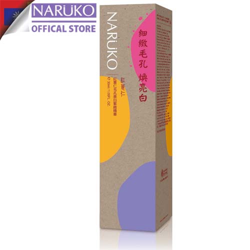 Tinh chất se khít lỗ chân lông và làm sáng da Naruko Raw Job’s Tears Pore Brightening Essence 30 ml Ý Dĩ Nhân Đỏ (Đài)