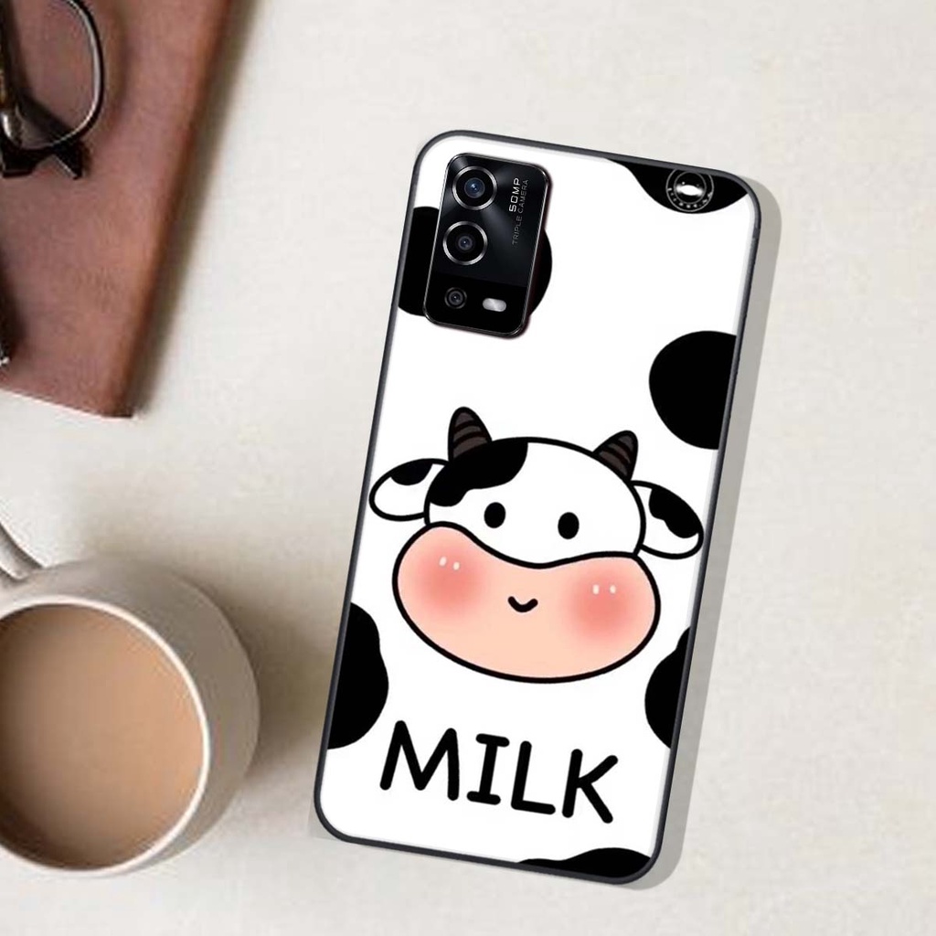 Ốp lưng Oppo A55 in hình Gấu xinh xắn, Bò sữa đáng yêu,  ĐẸP -  RẺ - XINH - ĐỘC ĐÁO