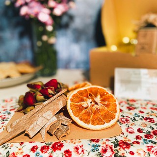 Set 10 gói trà cam quế hồng handmade_bột store