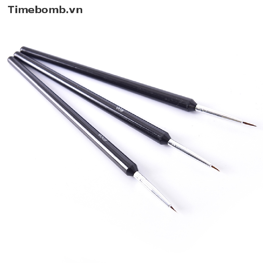 Set 3 Cọ Vẽ Trang Trí Bánh Kem DIY Tiện Dụng