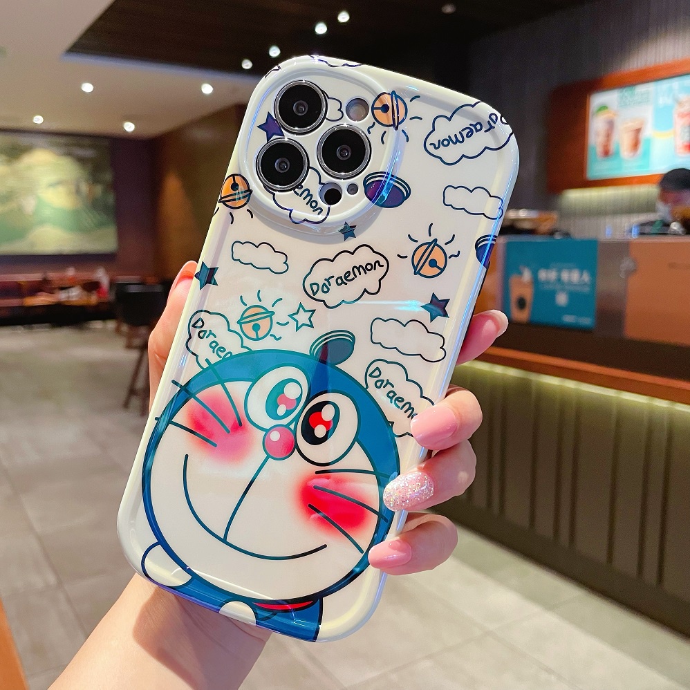 Ốp Điện Thoại In Hình Doraemon Cho iPhone X XR XsMax 11 12 13 14 pro max