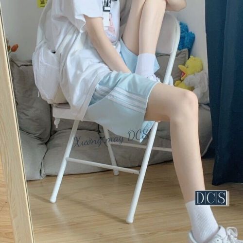 Quần SHORT Nam Nữ 3 Sọc Quần Đùi Thể Thao Unisex Chất Su Mịn Mặc Hè Thoáng Mát Xưởng May DCS
