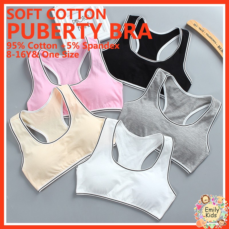 Áo Ngực Thể Thao Cotton Mềm Kháng Khuẩn Có Mút Đệm B220