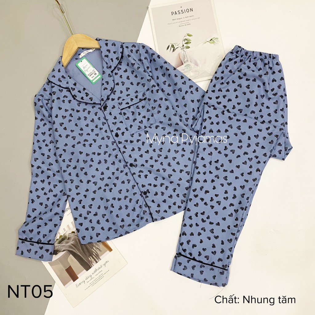 Bộ tay dài chất nhung tăm dày dặn, hàng có size , ảnh chụp thật