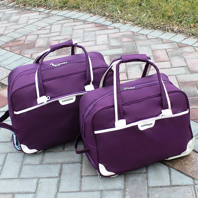 TÚI DU LỊCH CÓ TAY KÉO MÃ TRƠN