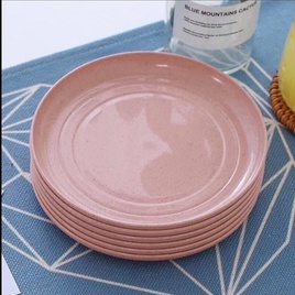 Set 6 Đĩa Tròn Nhựa Chiết Xuất Lúa Mạch