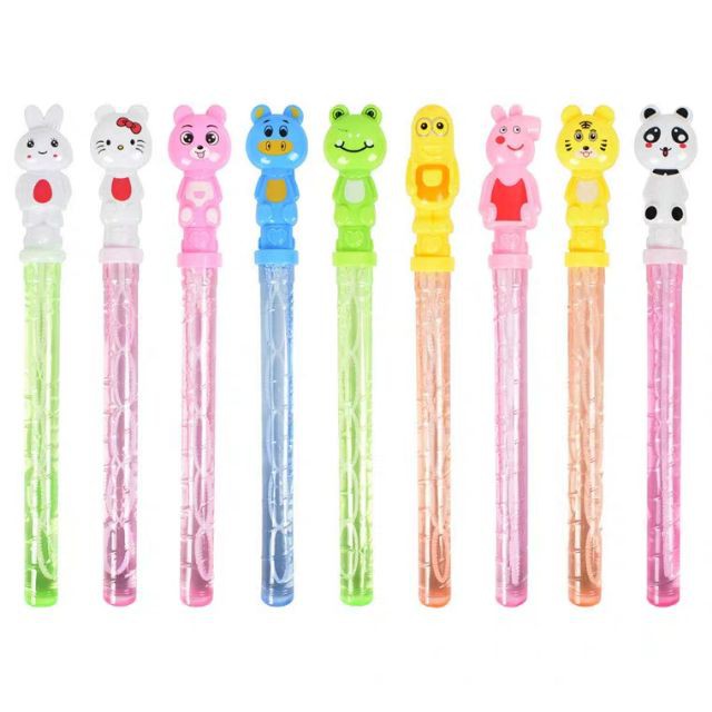 Đồ chơi ống thổi bong bóng dài 36cm (nhiều mẫu)