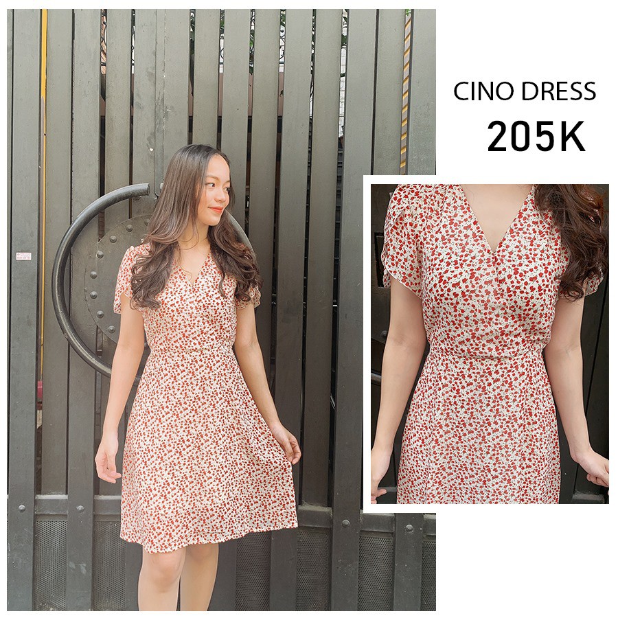 Đầm voan hoa nhí (kèm hình thật) | BigBuy360 - bigbuy360.vn