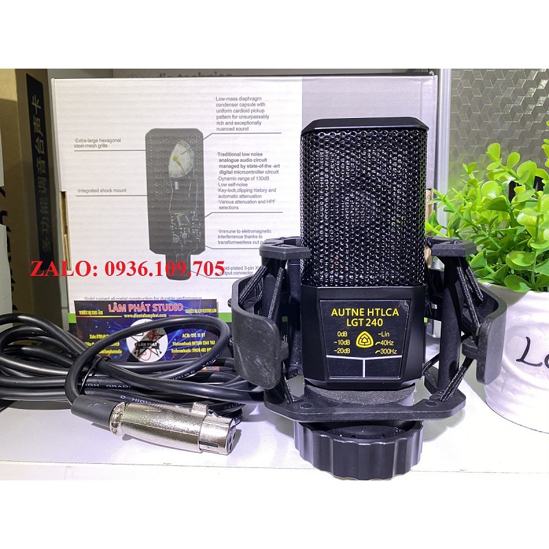 Combo Sound Card H9 Và Mic LGT 240 - Có Autotune và Bluetooth