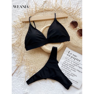 Bikini 2 Mảnh Sexy Màu Trơn