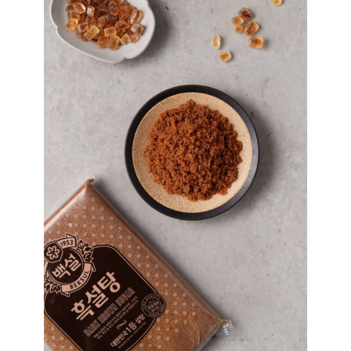 [BEKSUL] ĐƯỜNG ĐEN 1KG - [백설]흑설탕 1KG