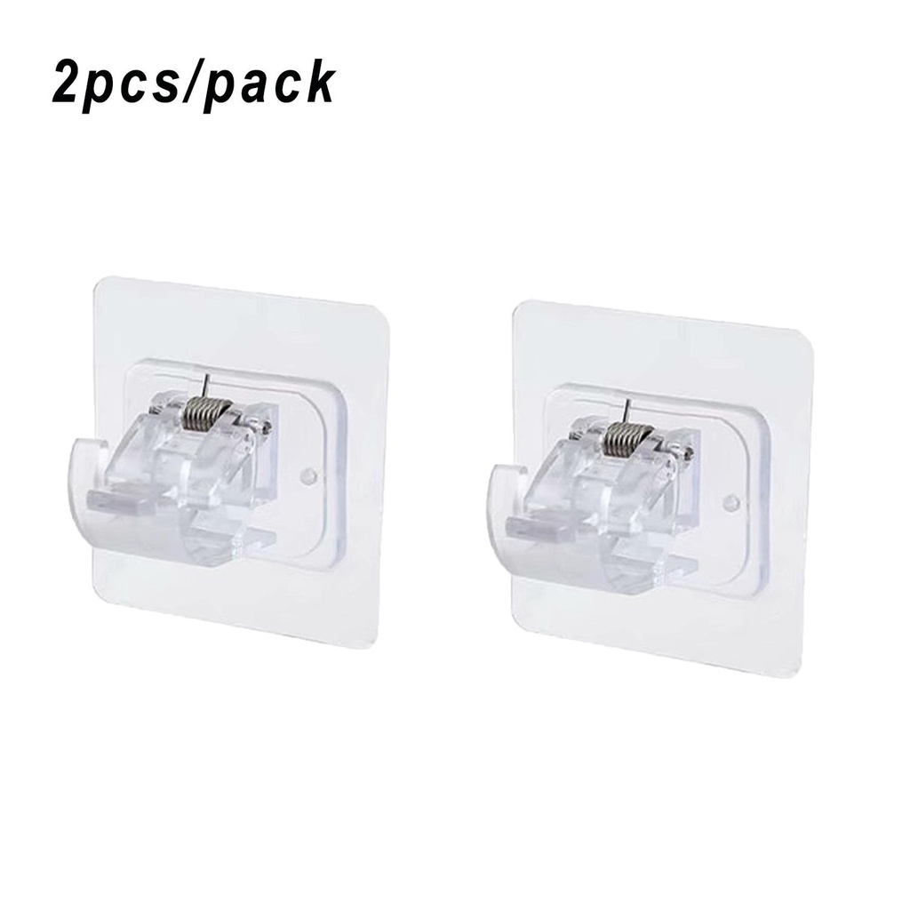 KUNHEV Set 2 Giá Đỡ Thanh Treo Rèm Cửa Tự Dính Sắp Xếp Gọn Gàng Cho Nhà Bếp
