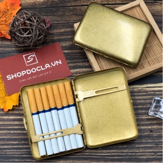 (Video Review) Hộp đựng thuốc lá zorro 16 điếu bằng đồng mã 320 cao cấp