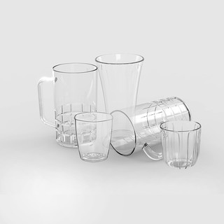 Ly nhựa thủy tinh uống nước Duy Tân