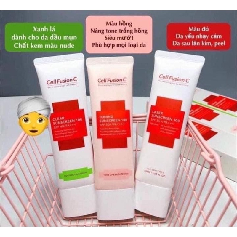 Kem chống nắng Cell Fusion C 50ml Hàn Quốc
