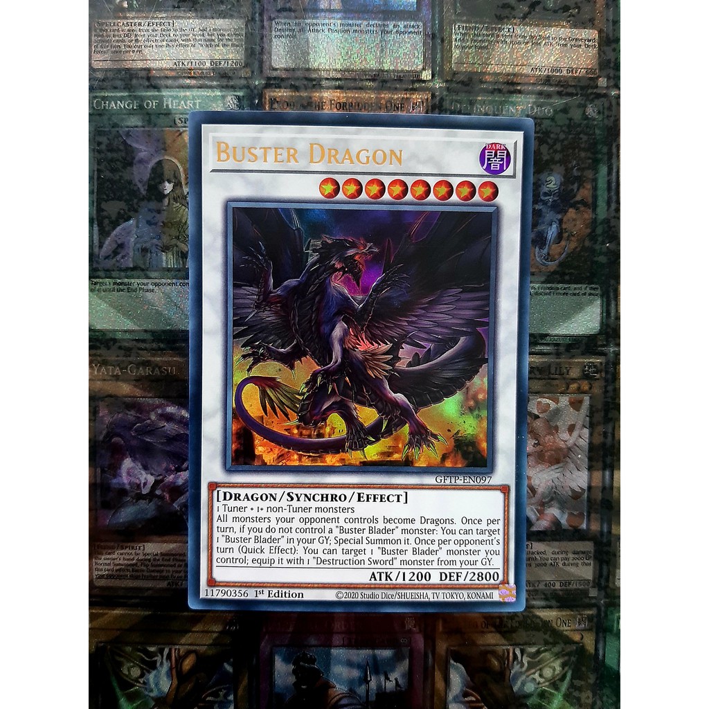 Thẻ Bài Mint90 Yugioh Monster Buster Dragon - GFTP-EN097 - Ultra