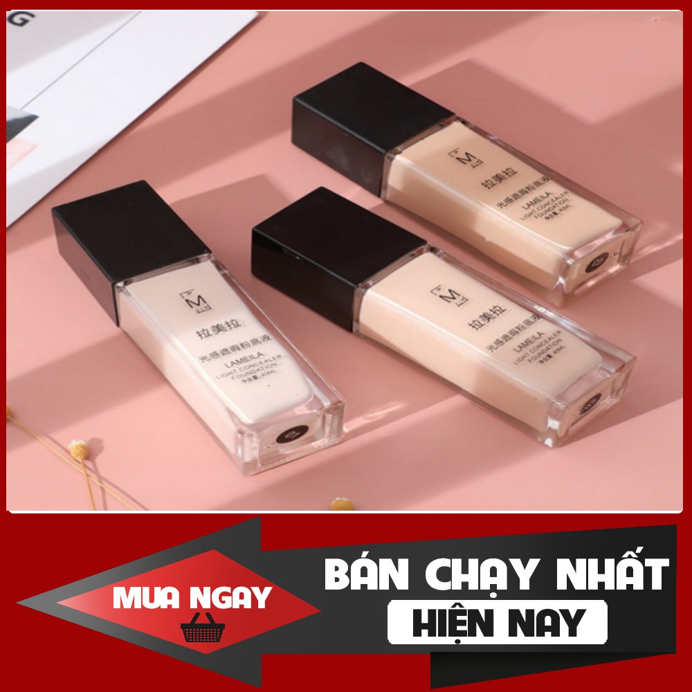 [❤️Mẫu Mới❤️] Kem Nền Trang Điểm Che Khuyết Điểm Lameila Chống Thấm Nước Che Phủ Cao (Cam Kết Chính Hãng)