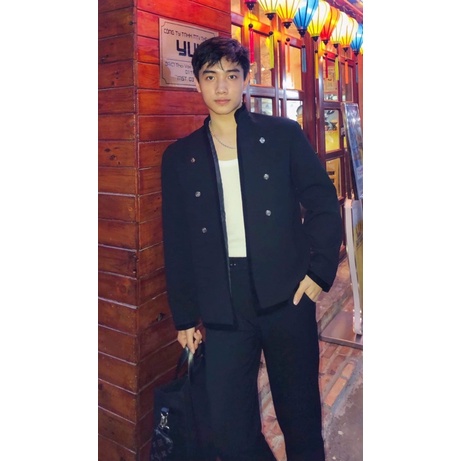 ÁO JACKET RICHARD ĐEN TRƠN by K honista