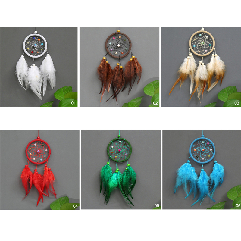 CREATIVE HANDMADE Dream Catcher Treo Tường Trang Trí Tuyệt Đẹp