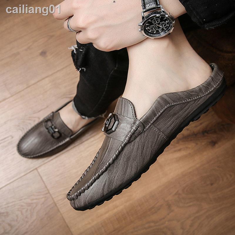 ☏✌✟Giày Lười Da Thoáng Khí Phong Cách Hàn Quốc Thời Trang Cho Nam