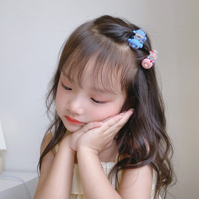 Kẹp Tóc Nhỏ Màu Cầu Vồng Dễ Thương Không Làm Đau Cho Bé Gái YR
