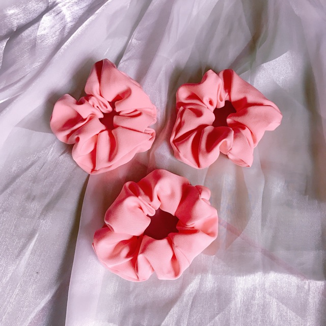 Scrunchies màu paster dễ thương