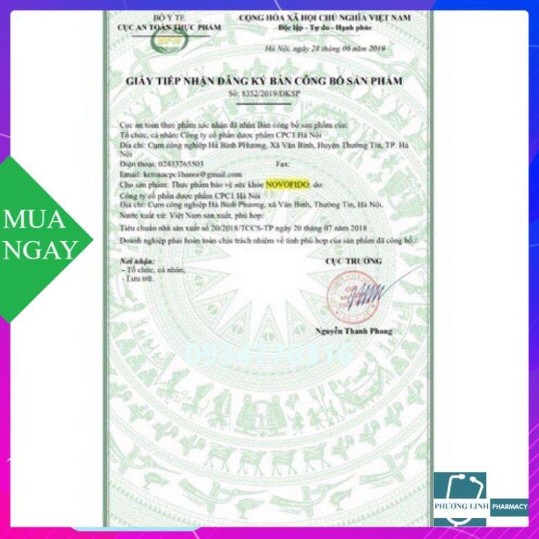 Novofido Drop lọ 15ml Bổ sung các chủng lợi khuẩn Có sẵn trong đường ruột cho trẻ từ 4 tuần