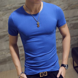 Áo thun trơn nam body co dãn tốt
