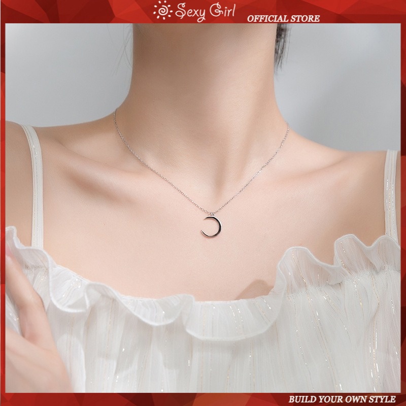 Vòng Cổ Choker Hình Mặt Trăng Phong Cách Hàn Quốc Dành Cho Nữ