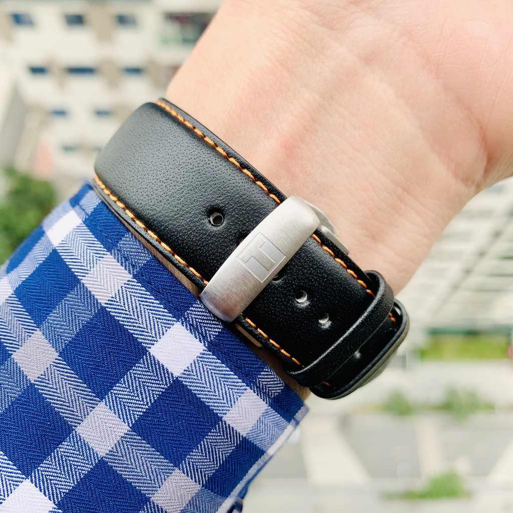 Đồng hồ nam chính hãng Tissot Couturier DayDate Black - T035.407.16.051.03 - máy cơ tự động - Kính Sapphire