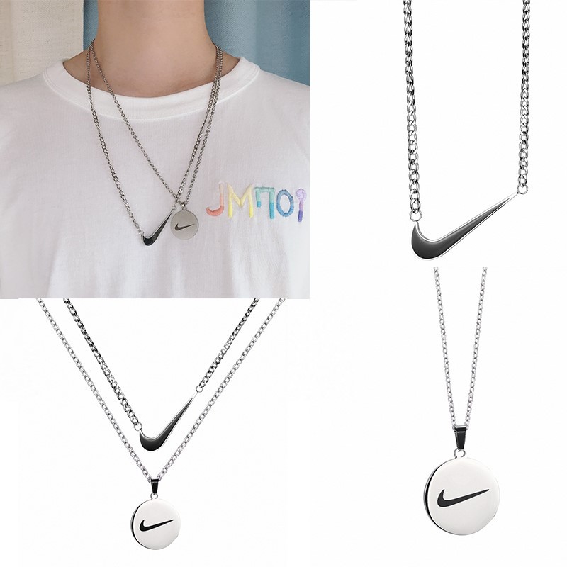 Dây Chuyền Mặt Tròn Phong Cách Hip Hop Thời Trang Cho Cặp Đôi