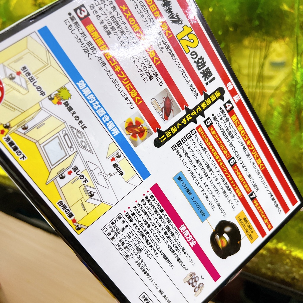 DIỆT GIÁN NHẬT BẢN - SET 12 VIÊN ĐUỔI GIÁN, CÔN TRÙNG TIỆN DỤNG, TẬN GỐC AN TOÀN