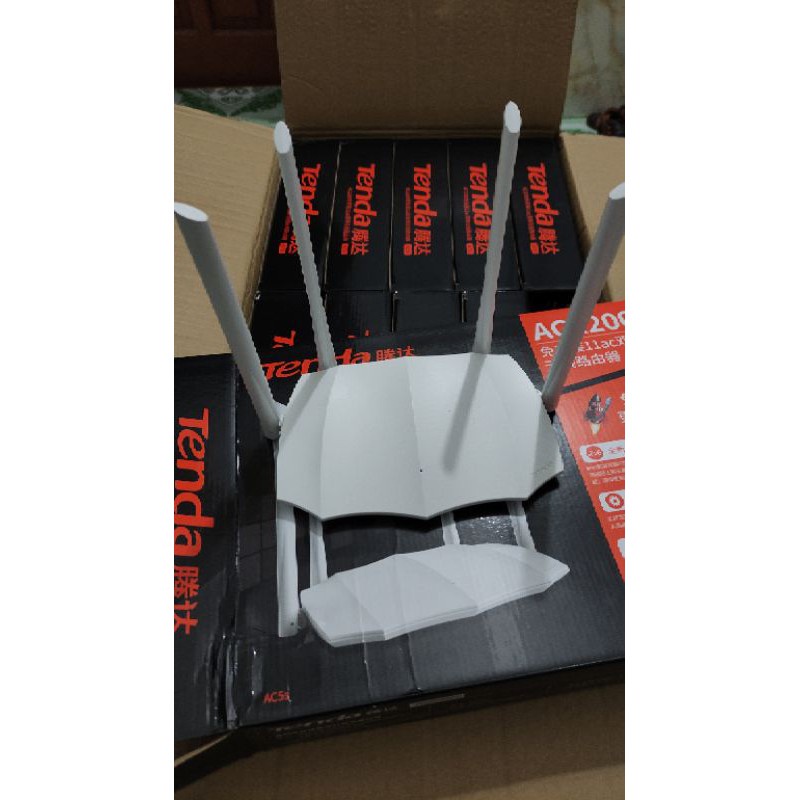 Bộ phát wifi Tenda AC23 AC11 AC7 AC5S tốc độ 2100Mbps hai băng tần 7 anten 6 dbi phủ sóng mạnh mẽ | BigBuy360 - bigbuy360.vn