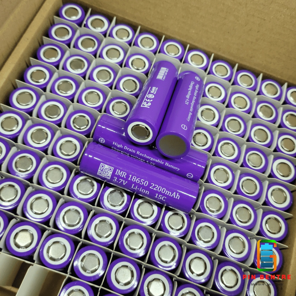 Cell pin 18650 TIANLVN 2200mAh dòng xả 15C hàng mới chính hảng