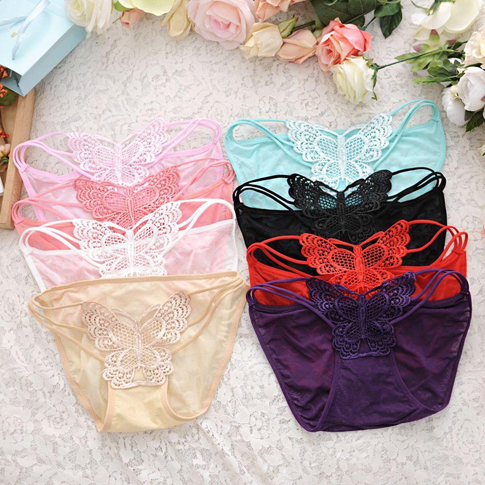 Cleoes Quần Lót Ren Lưới In Họa Tiết Quả Đào Gợi Cảm Cho Nữ