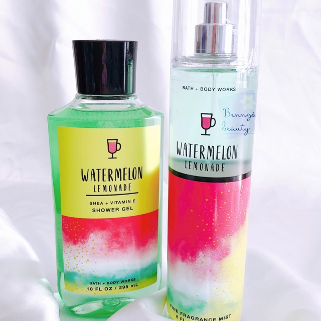 [BILL MỸ] WATERMELON LEMONADE - BỘ XỊT THƠM DƯỠNG THỂ BATH AND BODY WORKS