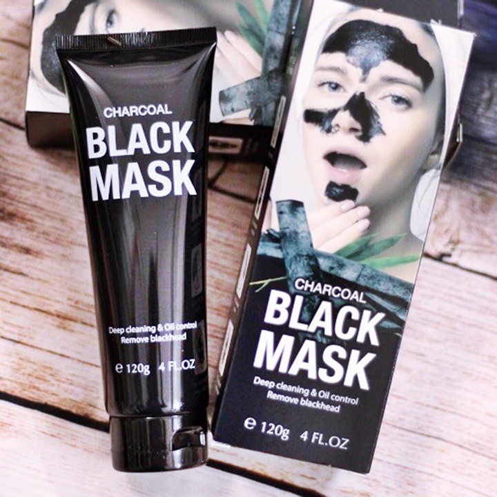 [Sỉ-Rẻ] Mặt Nạ Lột Mụn Than Tre Black Mask Charcoal 120g – HUKB470 [Lẻ-Sỉ]