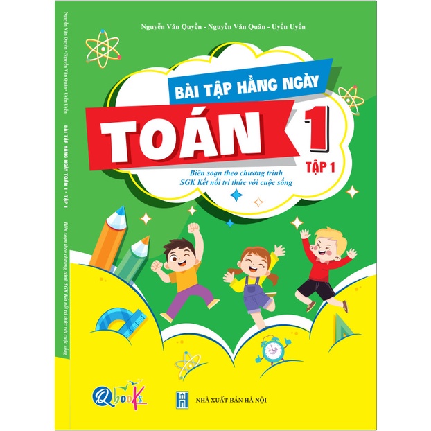 Bài Tập Hằng Ngày Toán Lớp 1 - học kì 1 - Kết nối tri thức với cuộc sống (1 quyển)