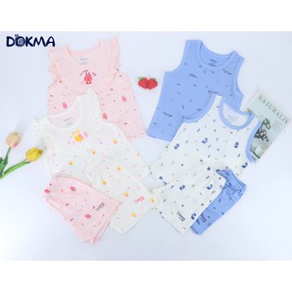 [Mã BMLT30 giảm đến 30K đơn 299K] DB491 Bộ quần áo ba lỗ Dokma (9-24M)